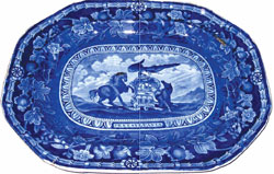 21" Arms of Pennsylvania Platter